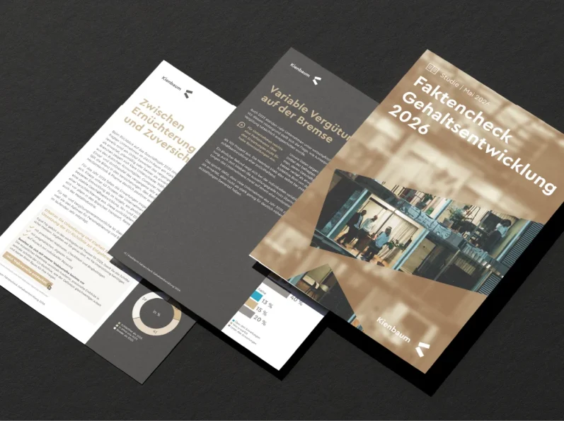 Professionell gestaltete Studie mit Diagrammen und Infografiken