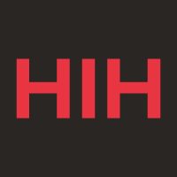 Logo von HIH Logo von HIH in einem modernen, roten Schriftzug auf schwarzem Hintergrund.