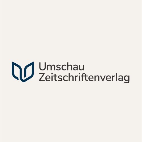 Logo des Umschau Zeitschriftenverlags Logo des Umschau Zeitschriftenverlags in schlichter Schrift und Design.